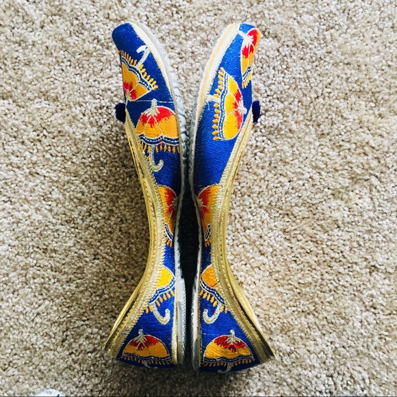 Thanksgiving discount ! Royal Blue Umbrella Jutti - Picture 2 of 8